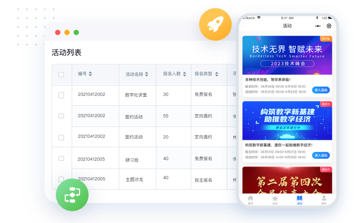 商協會管理系統活動管理功能